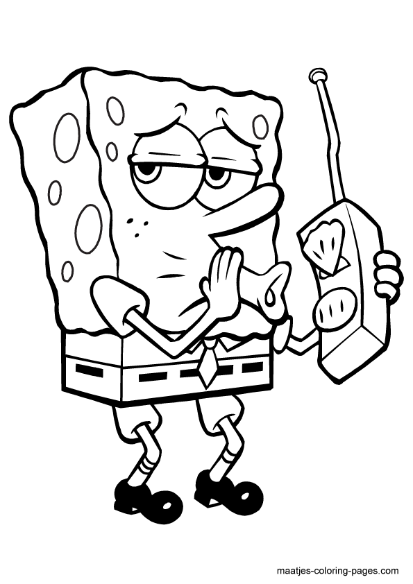 Sponge Bob kolorowanki